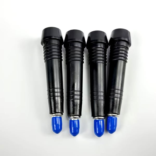 Volframiteräskärjet vaellussauvoille 4 kpl Black
