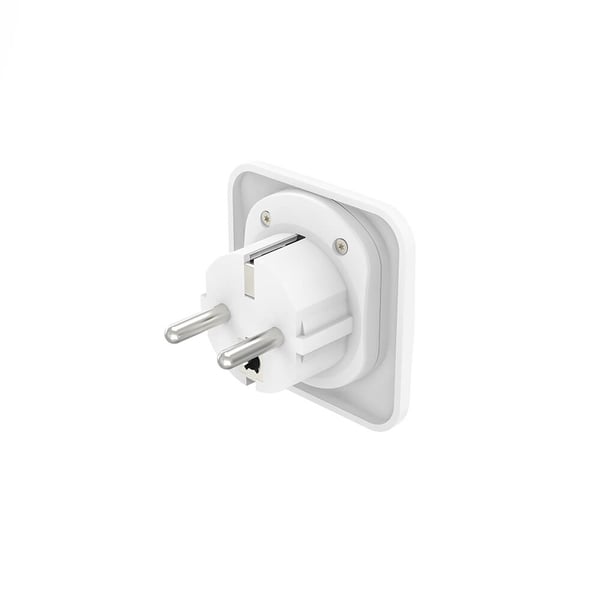 Reseadapter Typ E/F Universal Världen-EU Vit