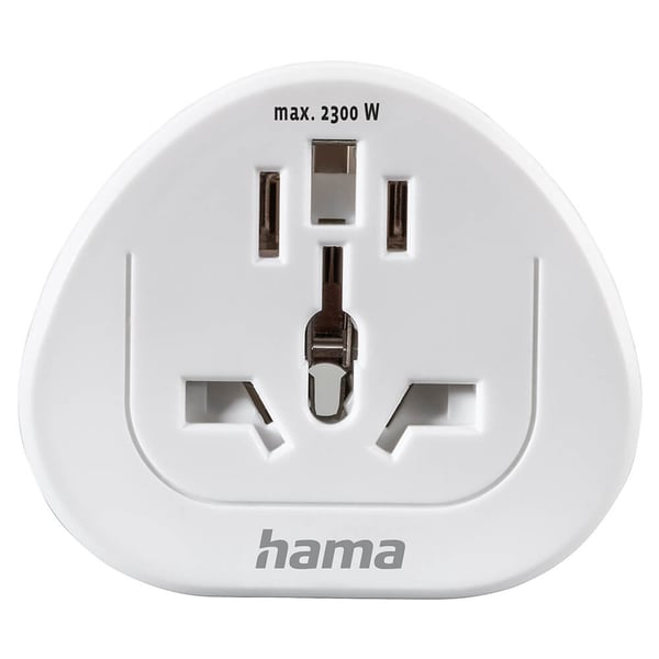Reseadapter Typ E/F Universal Världen-EU Vit