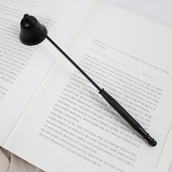 3-i-1 stearinlys tilbehørssæt Candle Wick Trimmer / Snuffer / Dipper Black