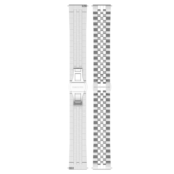 Justerbar universell 20 MM femrads perleklokkerem Silver
