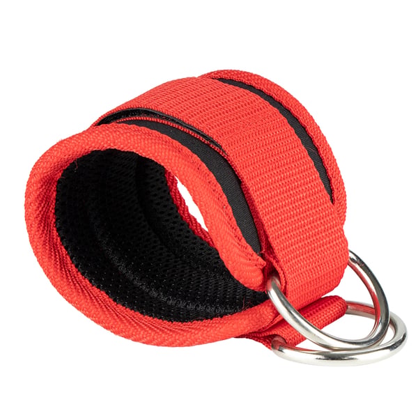 Ankelstropp for styrketrening med kabelmaskiner Red