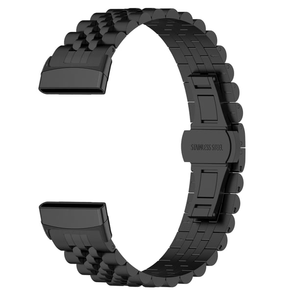 Klokkerem i rustfritt stål Black Fitbit Versa 3 / 4 / 5