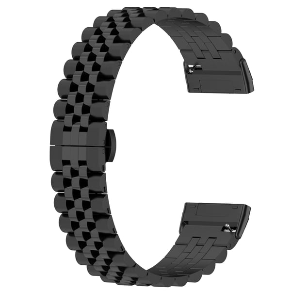 Klokkerem i rustfritt stål Black Fitbit Versa 3 / 4 / 5