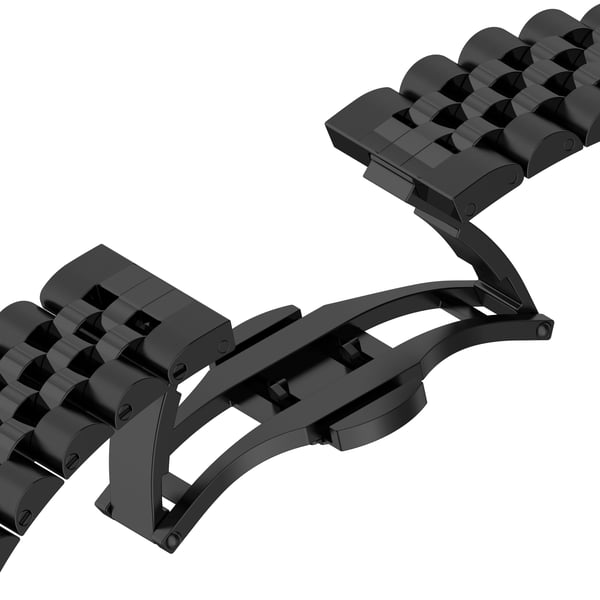 Klokkerem i rustfritt stål Black Fitbit Versa 3 / 4 / 5