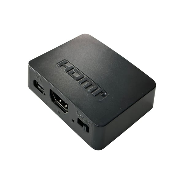 4K HDMI-jakaja 1 sisään / 2 ulostuloa Black