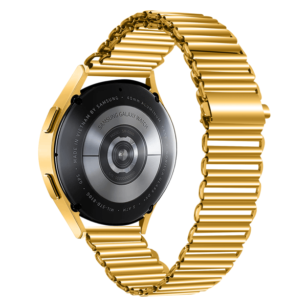 Klokkerem i rustfritt stål Gold Samsung Watch s / Samsung Watch 5 / Huawei GT 20 mm