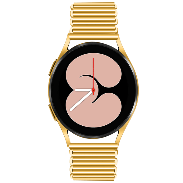 Klokkerem i rustfritt stål Gold Samsung Watch s / Samsung Watch 5 / Huawei GT 20 mm