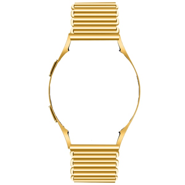 Klokkerem i rustfritt stål Gold Samsung Watch s / Samsung Watch 5 / Huawei GT 20 mm