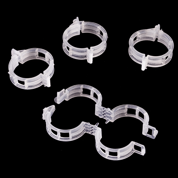Klips for å støtte planter / espalier 100-pakning Transparent