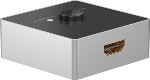 Manuell HDMI™-svitsj 2 til 1 (4K @ 60 Hz)