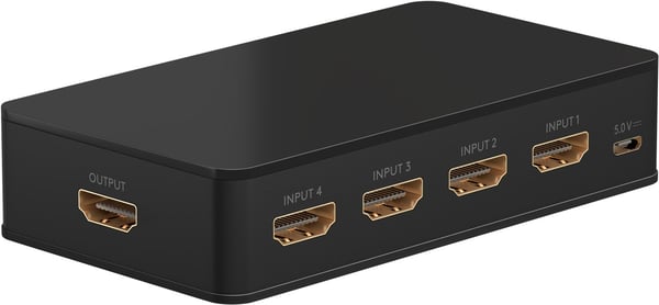 Manuell HDMI™-svitsj 4 til 1 (4K @ 60 Hz)