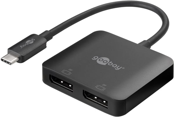 USB-C™-adapter til 2x DisplayPort