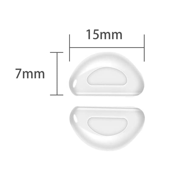 Nenäsuoja laseille 10 paria Transparent 1 mm