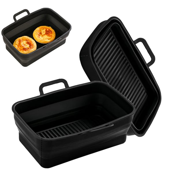Sammenleggbar form av silikon til Air Fryer, 2-pakning Black Ninja 201410