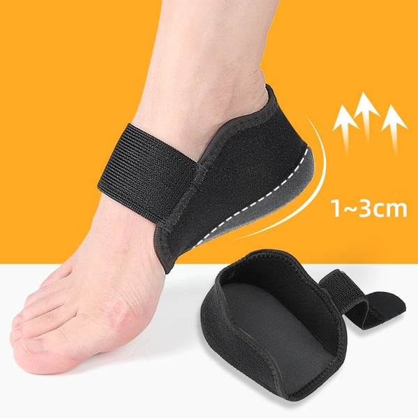 Høydeøkende innleggssåler Str S 36-40 1 CM – 1 par Black Size S：36-40, Size：6x11x0.5 cm, internal heightening: 1 cm