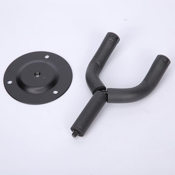 Gitarrhängare, Väggfäste för gitarr, bas, ukulele 2-pack Black