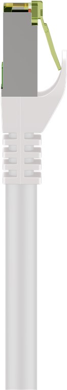 GHMT-certifierad CAT 8.1 patchkabel, S/FTP (PiMF), vit