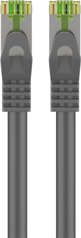 RJ45 patch-kaapeli CAT 8.1 S/FTP raakakaapelilla, AWG 26, harmaa