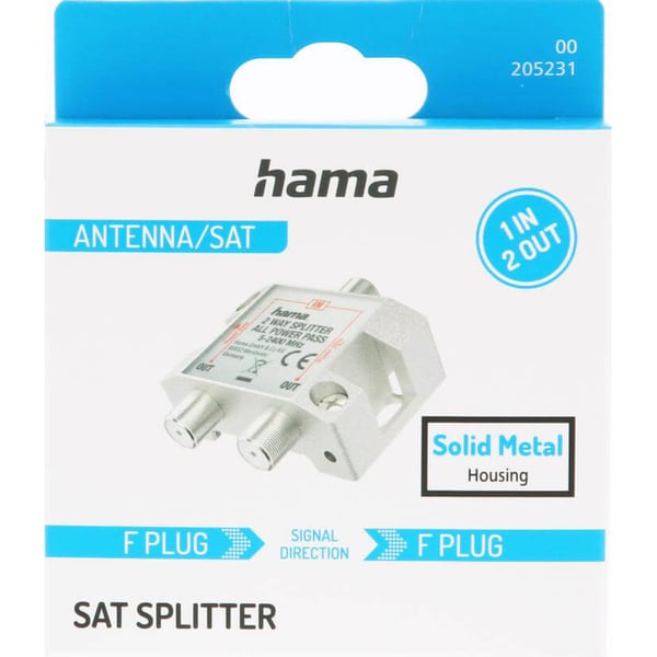 SAT Splitter 2-vägs helskärmad