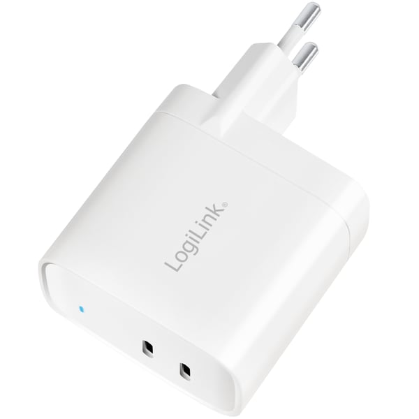 USB oplader 2 x USB-C PD 40W GaN