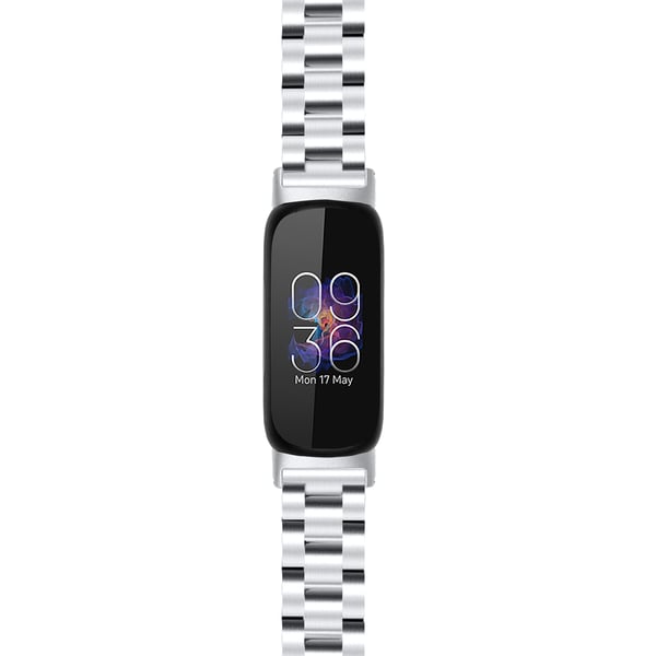 Klokkearmbånd i rustfritt stål Silver Fitbit Inspire 3