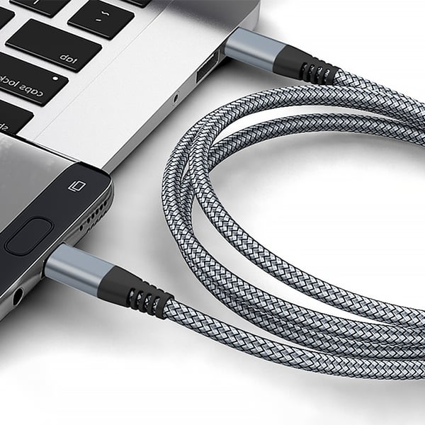 USB-C ladekabel 60 W hurtig opladning Grey 2 m