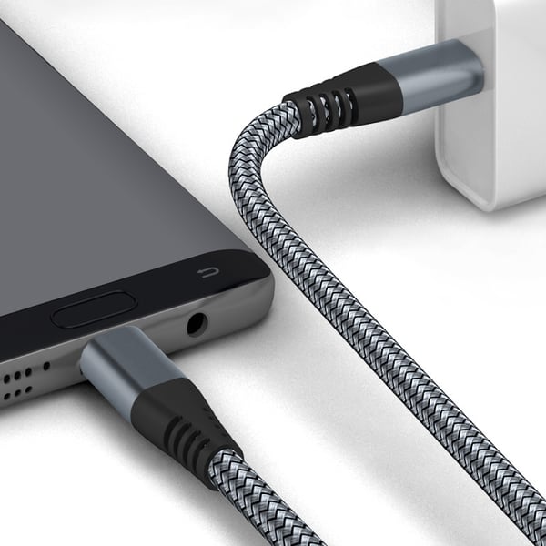 USB-C ladekabel 60 W hurtig opladning Grey 2 m