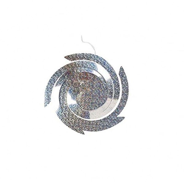 Reflekterende fugleskræmsel spiral Silver