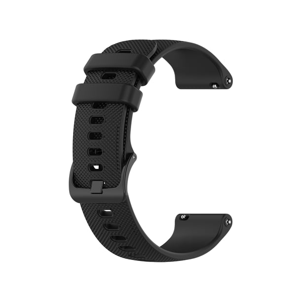 Klokkereim silikon Black Garmin Venu, Vivomove, Move, Vivoactive, Forerunner, Approach S40 20 mm