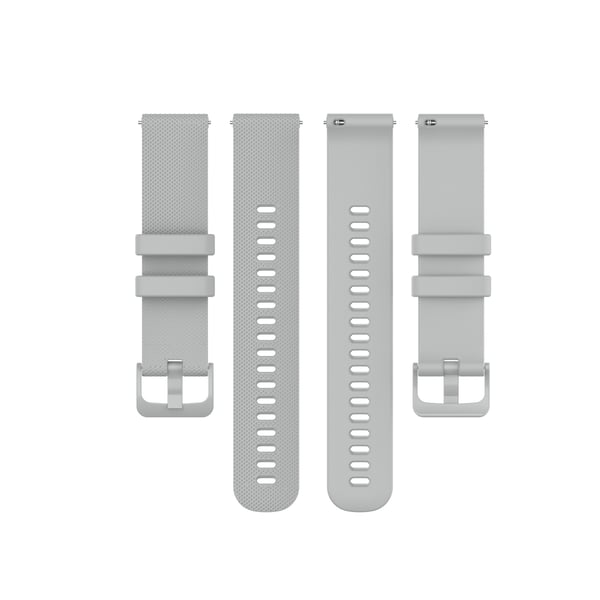 Klokkereim silikon Grey Garmin Venu / Venu SQ / Vivomove3 / Move 3 / Vivomove Luxe / Move Luxe / Vivomove Style / Move Style / Vivomove / Vivomove HR Sport / Vivoactive 3 20 mm