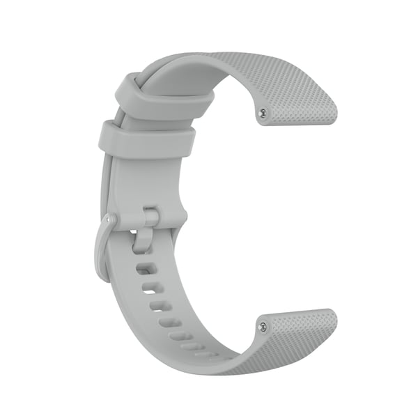 Klokkereim silikon Grey Garmin Venu / Venu SQ / Vivomove3 / Move 3 / Vivomove Luxe / Move Luxe / Vivomove Style / Move Style / Vivomove / Vivomove HR Sport / Vivoactive 3 20 mm