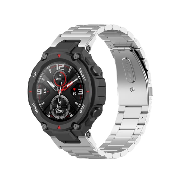 Klokkerem i rustfritt stål + skrutrekkere Silver Amazfit T-Rex A1918
