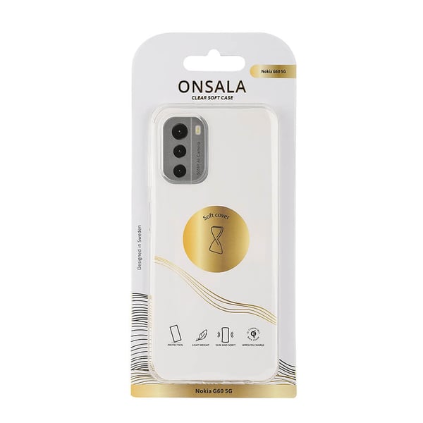 Nokia G60 5G -läpinäkyvä TPU-suojakuori