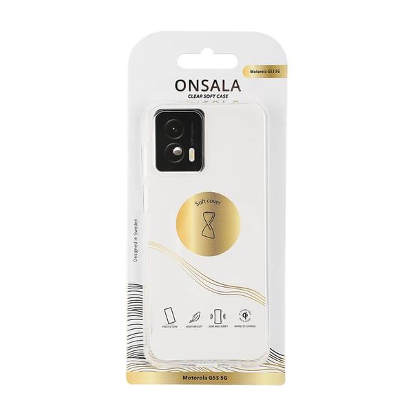 Mobildeksel TPU Transparent - Motorola Moto G53 5G