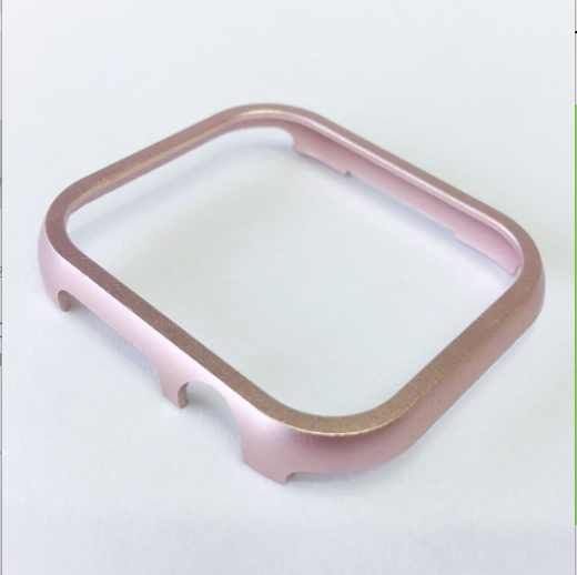 Älykellokotelo näytönsuojalla Gold Apple Watch 8 / Ultra 42 mm