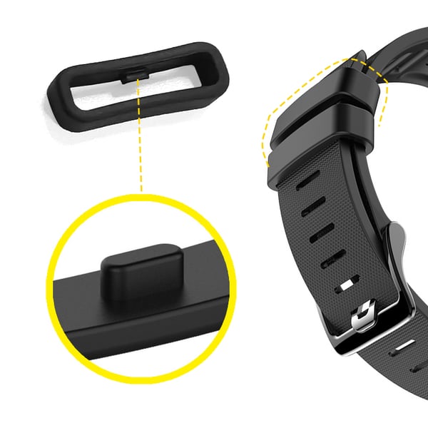 Sløjfe til 22 mm urrem 10-pak Black