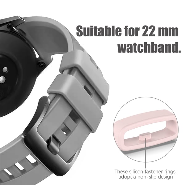 Sløjfe til 22 mm urrem 10-pak Pink