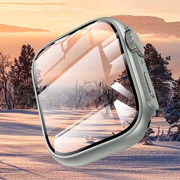 Kellon kotelo näytönsuojalla Apple Watch Ultra 8/7 Silver 41 mm