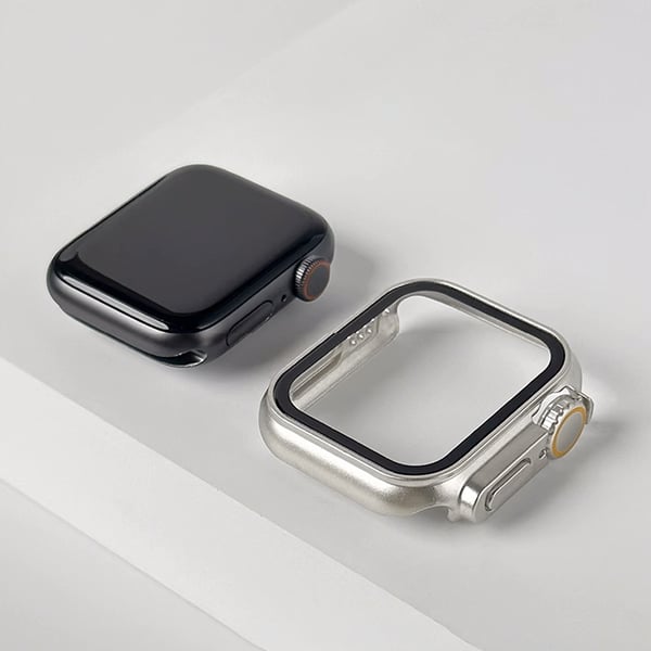 Kellon kotelo näytönsuojalla Apple Watch Ultra 8/7 Silver 41 mm
