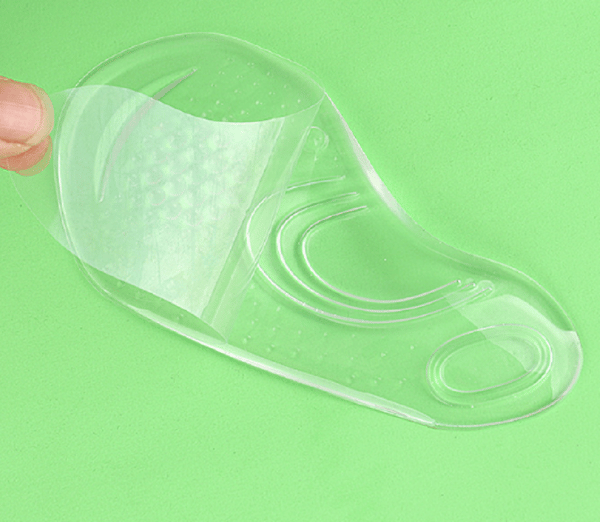 1 par Flat Feet Arch Orthotic Support innleggssåler Transparent