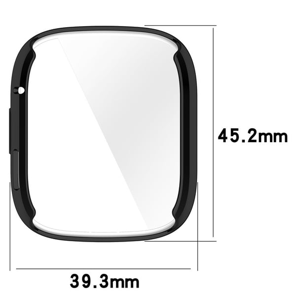 Kellokotelo Kellon kansi TPU Black Redmi Watch 3