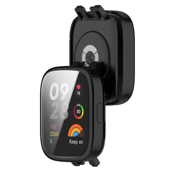 Kellokotelo Kellon kansi TPU Black Redmi Watch 3