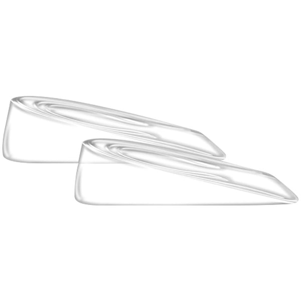 Mannlig modell silikon usynlig heightening innleggssåler 1 par Transparent Inner height increase: 2 cm