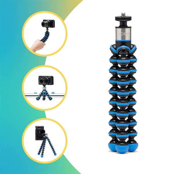 Stativsett Smartphone GorillaPod Go 500 + GripTight 360 Blå