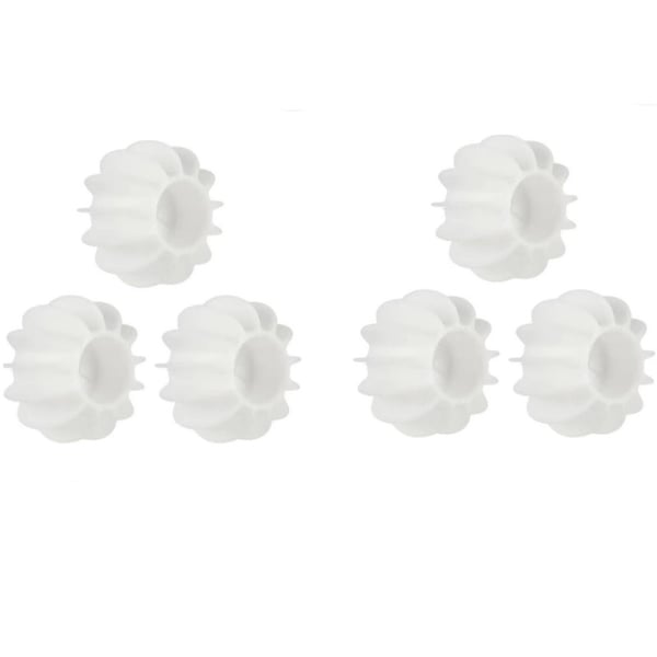Baller for vaskemaskin/tørketrommel - 6 stk White