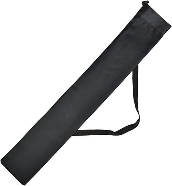 Oppbevaringspose for turstaver med stropp Black 17x70 cm