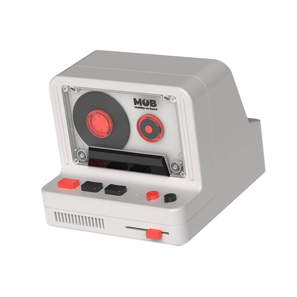 Højttaler Retro Kamera Grå