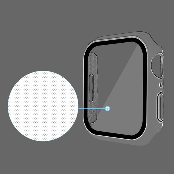 Älykellokotelo näytönsuojalla Transparent Apple Watch 7/8 45 mm