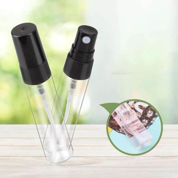 Liten parfymeflaske, 5 ml - 5 stk Black